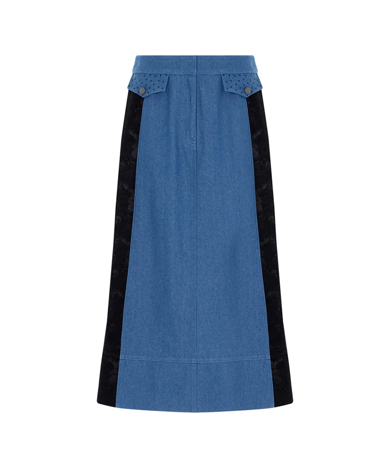 Ipekyol  Mixed Color-Block Skirt for Women | Best Price UAE